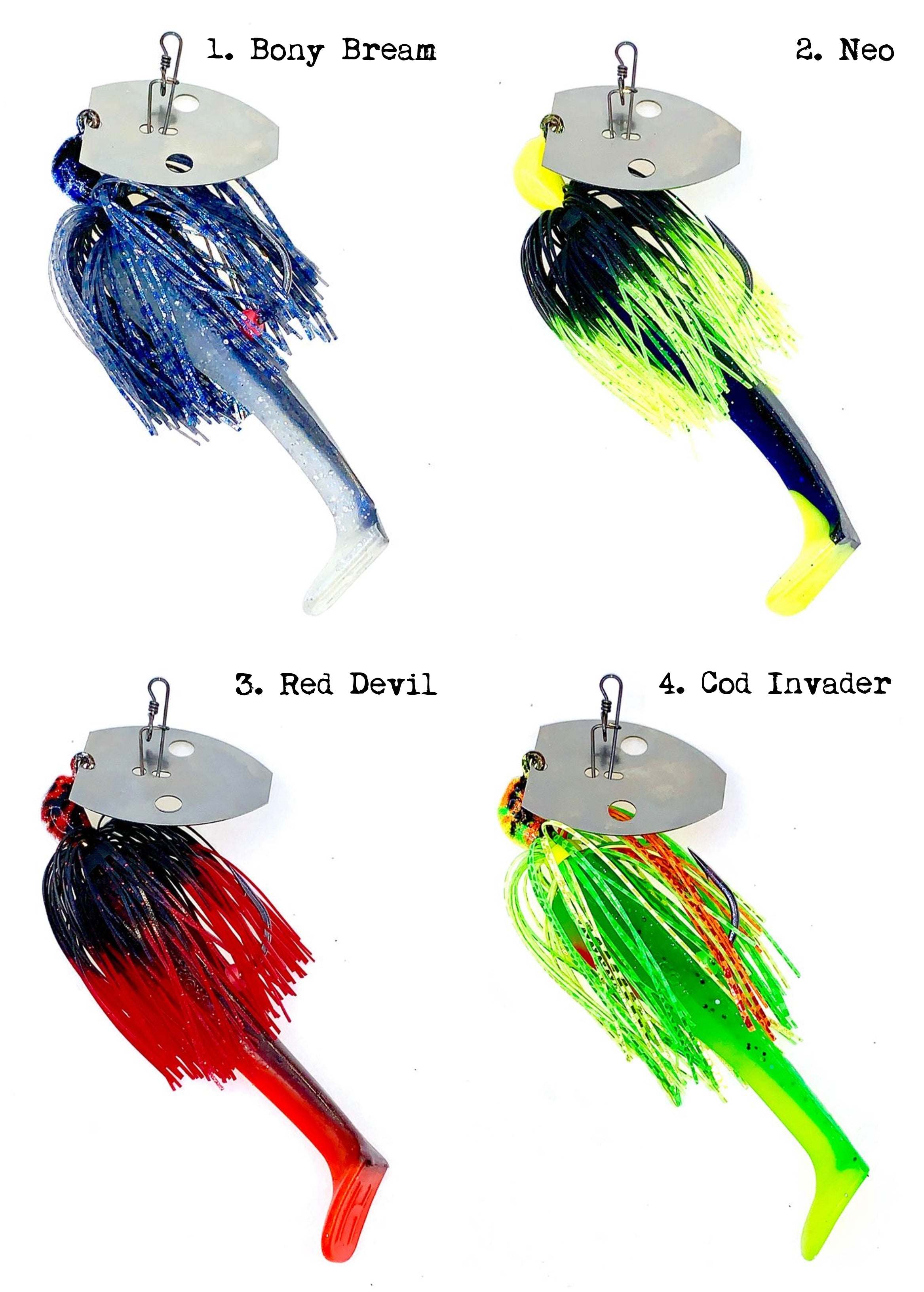 150mm 3/4oz Chatterbait – Cod King Lures