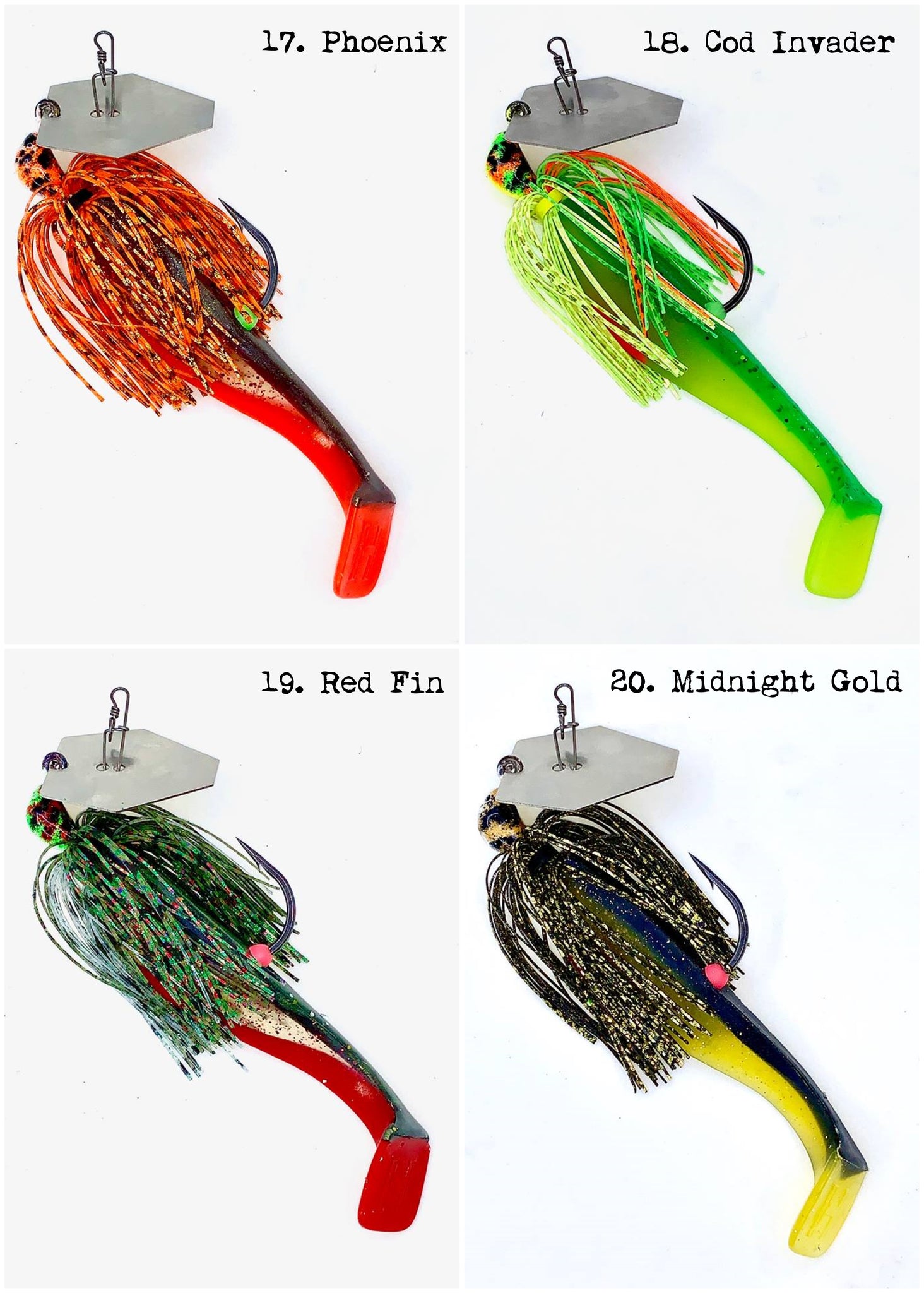 150mm 3/4oz Chatterbait – Cod King Lures