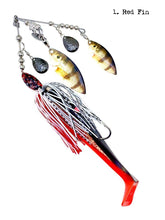 Load image into Gallery viewer, 200mm 2oz Quin-Spin Bait School
